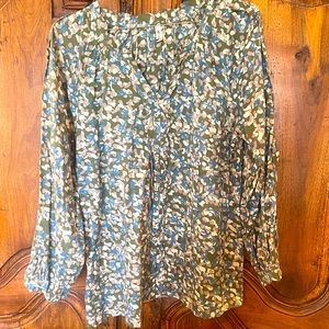 Anthropologie MIRTH blouse - GREEN, BLUE, TAUPE- Size L